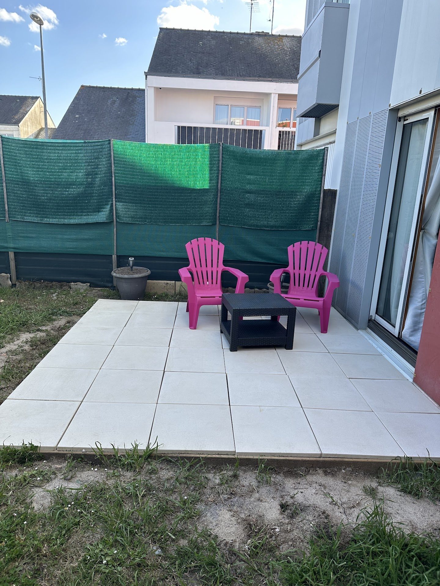 Terrasse en dalles